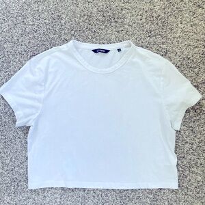 Cuts Almost Friday Cropped Tee